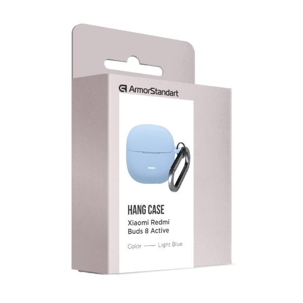 Фото - Чохол для навушників Armorstandart Hang Case for Xiaomi Redmi Buds 8 Active Light Blue (ARM91272)